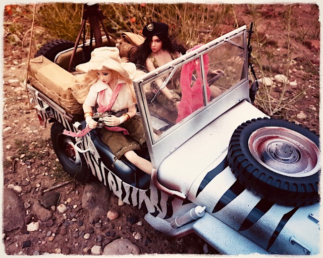 "Maid for Adventure" - Sally LaSalle, Intrepid Girl Reporter (and a ROCHobby Jeep) August31