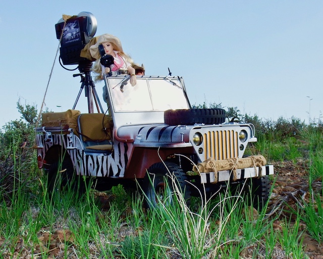 "Maid for Adventure" - Sally LaSalle, Intrepid Girl Reporter (and a ROCHobby Jeep) Jeep11