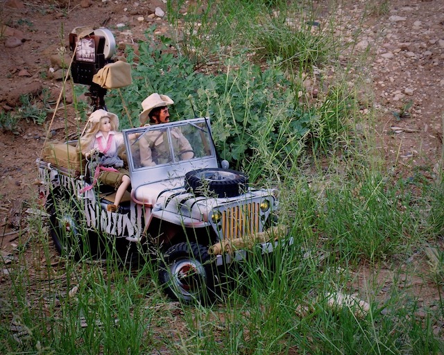 "Maid for Adventure" - Sally LaSalle, Intrepid Girl Reporter (and a ROCHobby Jeep) Jeep2